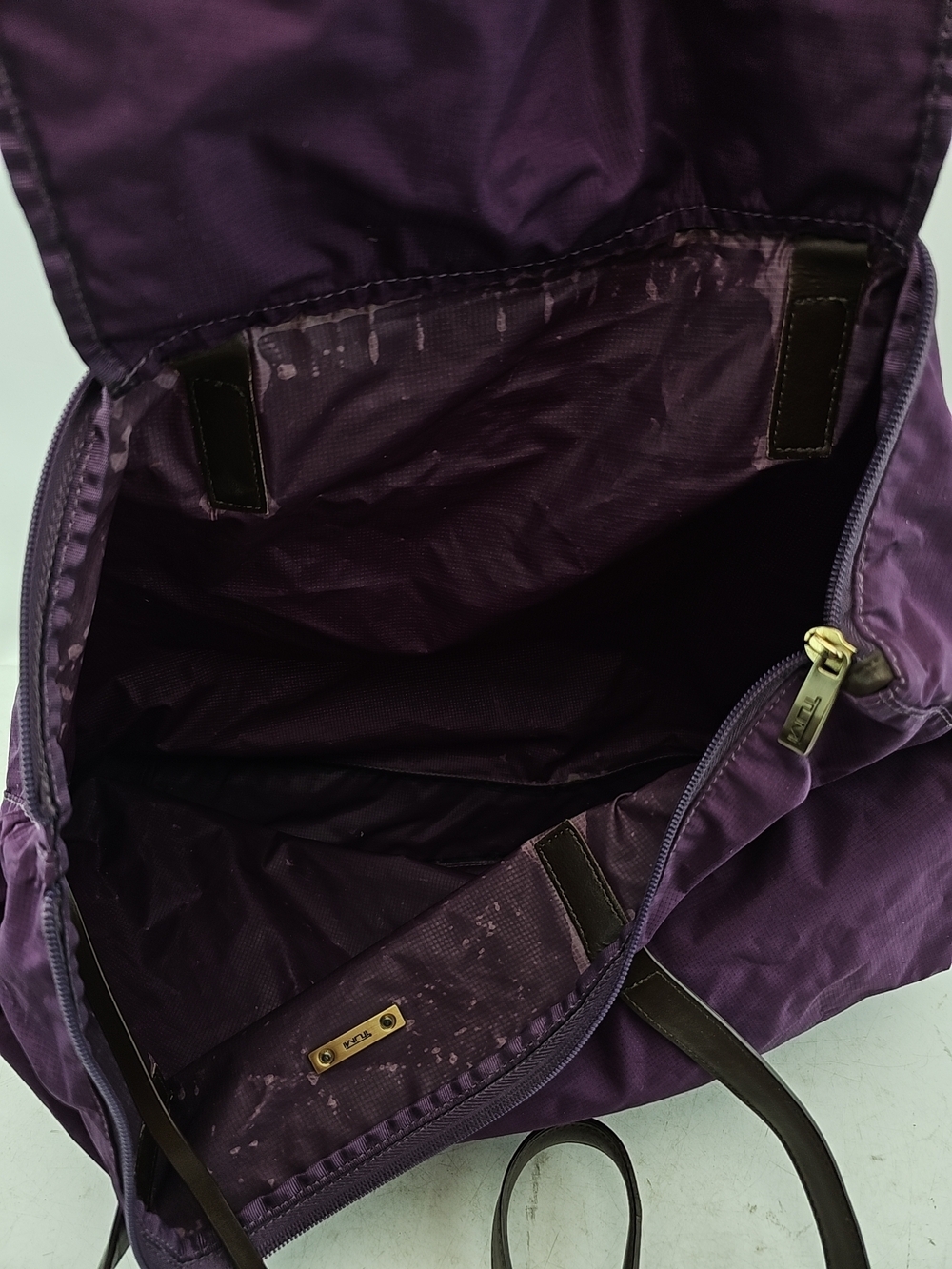 TUMI Purple Nylon Tote Bag - Picture 3 of 5